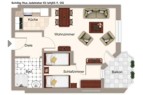 Apartamento Hus Jadekieker Hus Jadekieker 03