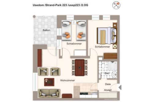 Apartamento Strand-park Strand-park 223