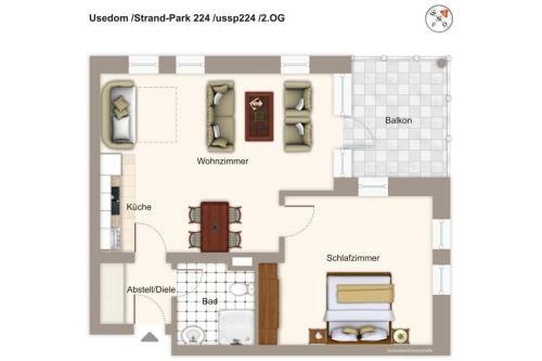 Apartamento Strand-park Strand-park 224