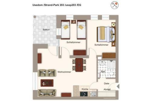 Apartamento Strand-park Strand-park 203