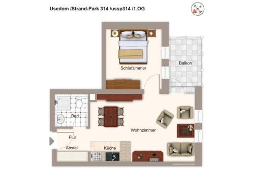 Apartamento Strand-park Strand-park 314