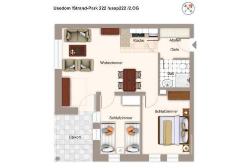 Apartamento Strand-park Strand-park 222