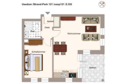 Apartamento Strand-park Strand-park 121