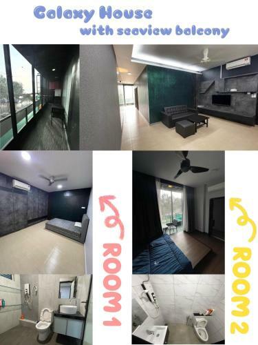 Apartamento Galaxy House With Seaview Balcony- Jb Pontian