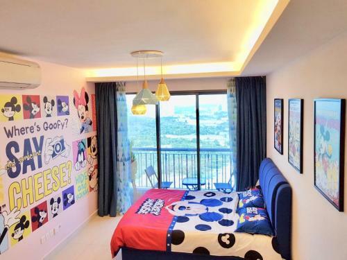 Apartamento 1-4pax Mickey Mouse 1bedrm At Puteri Harbour, Teega Suite