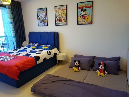 Apartamento 1-4pax Mickey Mouse 1bedrm At Puteri Harbour, Teega Suite