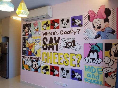 Apartamento 1-4pax Mickey Mouse 1bedrm At Puteri Harbour, Teega Suite