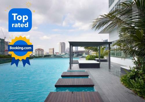 Apartamento Hostahome At Paragon Suites With Private Jacuzzi