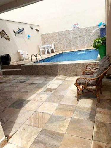 Casa Na Praia Com Wifi, Piscina E Churrasqueira