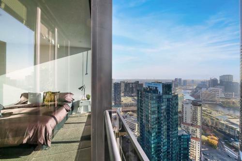 Apartamento Spacious 2br Apt With A Stunning View Over The Yarra, Free Parking