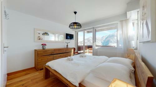 High Standing Apartment In Vercorin, 900m From The Ski Slopes