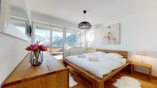 High Standing Apartment In Vercorin, 900m From The Ski Slopes