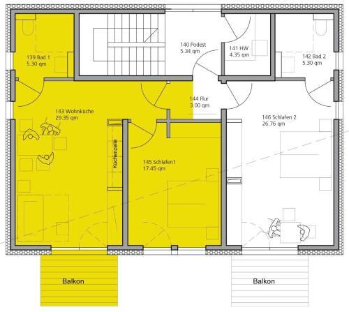 Apartamento Sonnenscheinhaus Wohnung 4