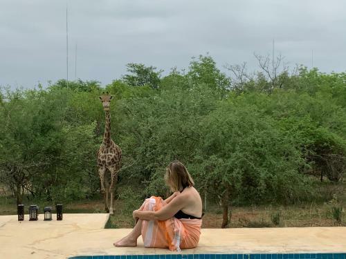 Apartamento Marloth Park Giraffe's Bush Villa
