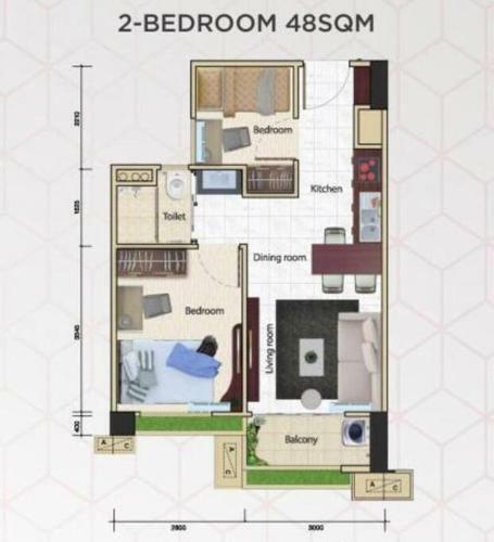 Noche - Brand New 2 Bedroom Apartment In Cbd Bsd