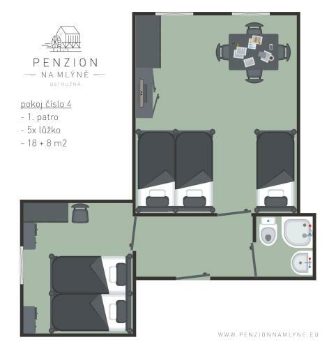 Hostal Penzion Na Ml�n?