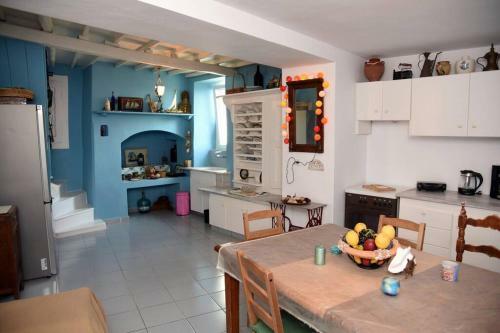 Traditional Cycladic House With View In Andros