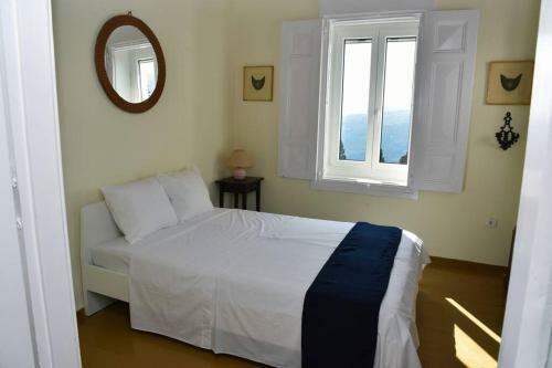 Traditional Cycladic House With View In Andros
