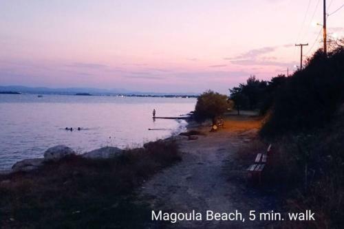 Villa Irene Evia, 4 Bdr, Pool, 500m To Beach