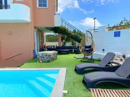 Apartamento Aliki?s Maison Flat With Shared Infinity Pool!