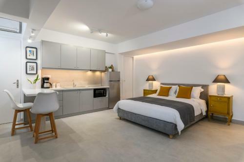 Apartamento Blueisla Grey Studio Town Mykonos