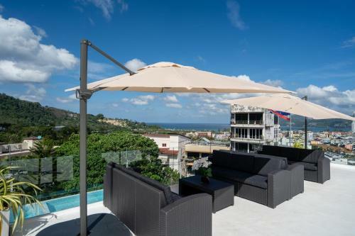 Villa Skyline Patong New Modern Seaview+gym+sauna+pool Villa