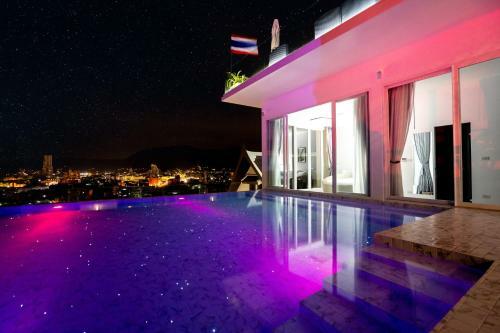 Villa Skyline Patong New Modern Seaview+gym+sauna+pool Villa