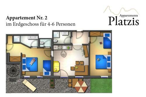 Apartamento Appartements Platzis