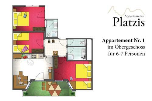 Apartamento Appartements Platzis