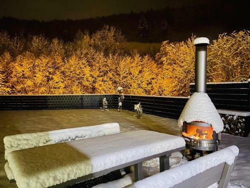 Voralpen Lodge - Ferienhaus Mit Wellnessbereich