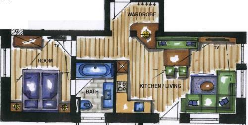 Apartamento A Casa Aquamarin