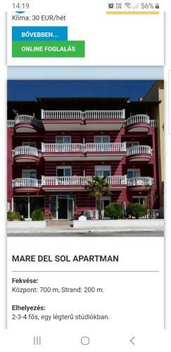 Apartamento Mare Del Sol