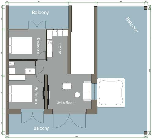 Golden Sky 1 Apartment