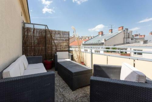 Apartment Visit Vienna Roof Terrace Morning Sun