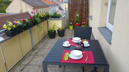 Apartment Visit Vienna Roof Terrace Morning Sun