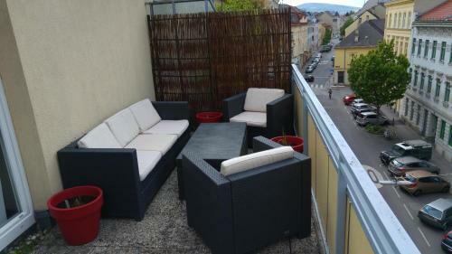 Apartment Visit Vienna Roof Terrace Morning Sun
