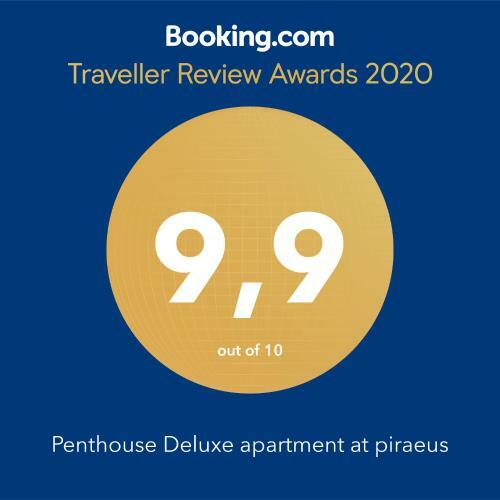 Penthouse Deluxe Apartment At Piraeus