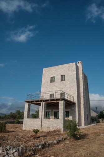 Modern 2bdr Stone Tower, Majestic View In Mani