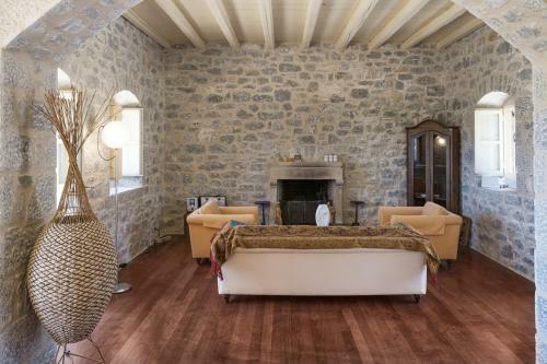 Modern 1bdr Stone Tower, Majestic View In Mani