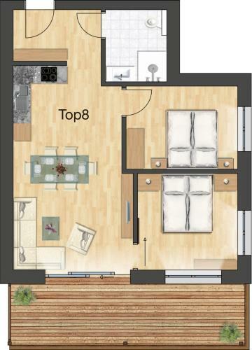 Apartamento Landhaus Dam�ls