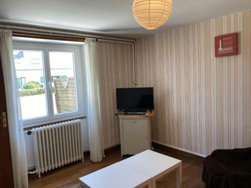 Beaumer Cottage, Maison Mitoyenne, 350m Plage Du Men Du