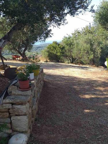 Calm And Top View In Chania Countryside