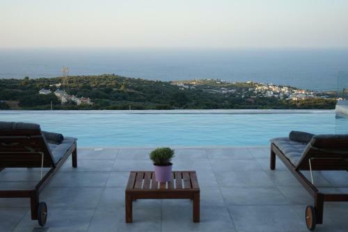 Eva Villas West With Infinity Pool & And Panoramic Sea View