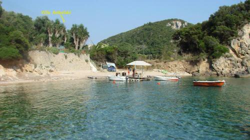 Beach Villa Ampelaki - Ampelaki Beach, Paleokastritsa, Corfu