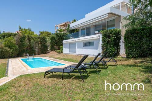 Sea View Proteus Homm Villa In Saronida