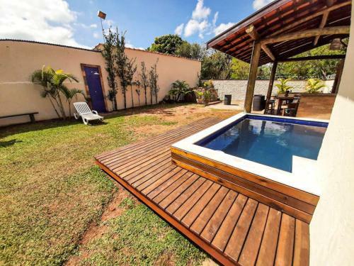 Espa�o Ranch�o Com Piscina Em S�o Pedro - Sp