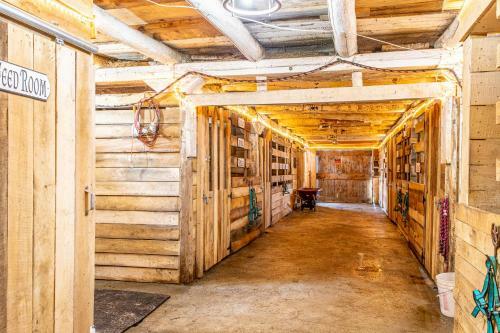 Charming Farmhouse, Including Barn Filled With Horses And Livestock