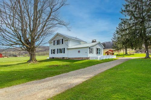 Charming Farmhouse, Including Barn Filled With Horses And Livestock