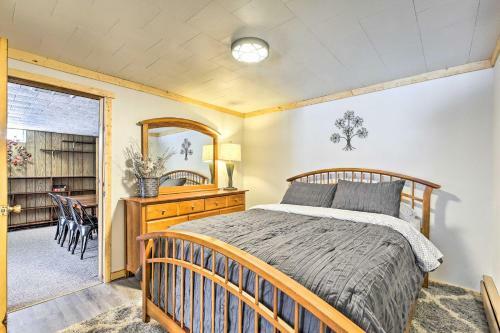 Lakefront Butternut A-frame Cabin - Swim Dock