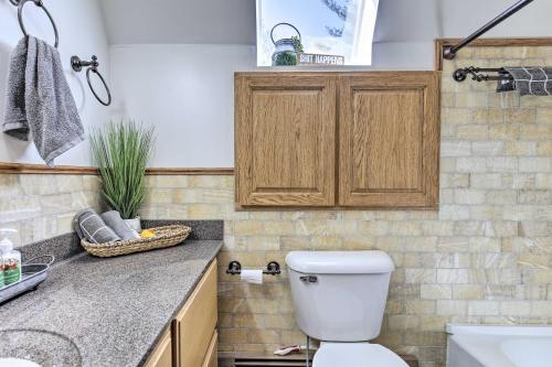 Lakefront Butternut A-frame Cabin - Swim Dock